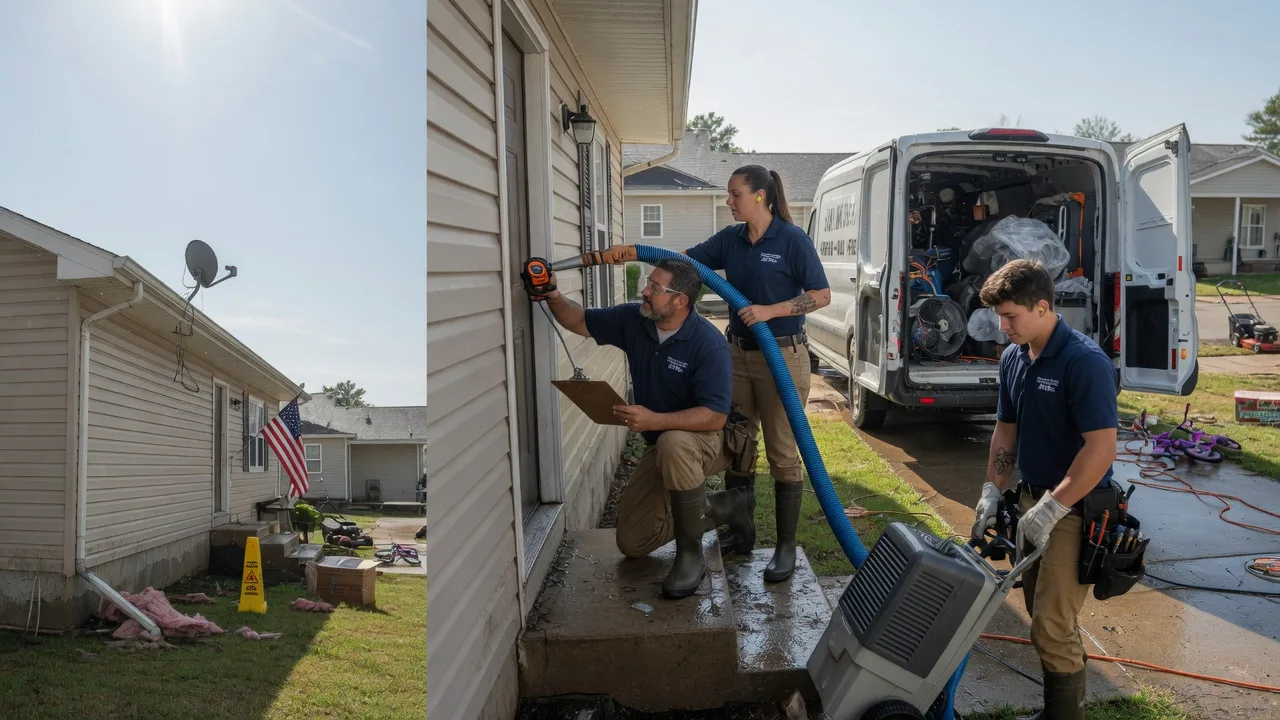 Ceiling Water Damage Restoration in Oakley, ID near me